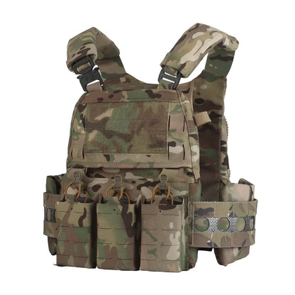 Tactical Ferro Style FCPC V5 Plate Carrier Hunting Vest with Triple Magazine Pouch for Body Armor MOLLE Airsoft Combat Equipment