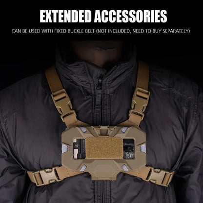 Outdoor Tactical MOLLE Folding Navigation Board Airsoft Map Case Admin Panel Mobile Phone Holder Hunting Vest Accessories