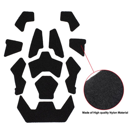 11Pcs/set Tactical FAST Helmet Cable Management Kits Magic Sticker Universal Tape Helmet Padding Stickers