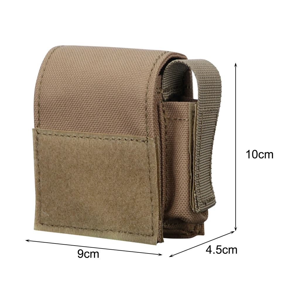Grenade Pouch Small Hunting Accessories Single Flashbang Pouch Compact Stretch Bag for Outdoor Activities