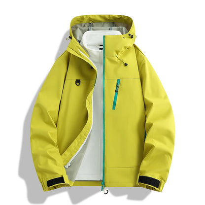 CHRLCK Men Women Hiking 3-in-1 Jackets Waterproof New Windproof Windbreaker Camping Climbing Trekking Outdoor Jacket Unisex