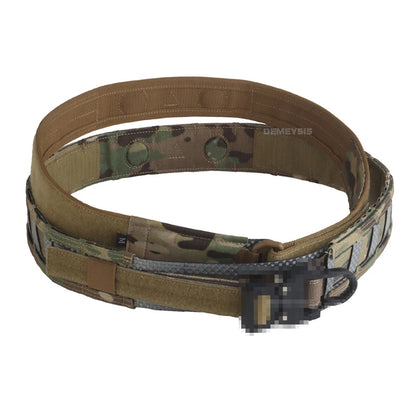 Airsoft Battle Belt Outdoor CS Training Tactical Belts MOLLE System Magnetic 2 in 1 Waist Belt Hunting Gear Accessories