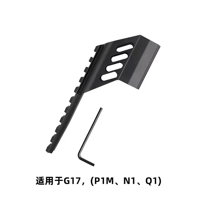 Universal P1M N1 Metal Tactical Black Pistol Base Side Glock Height Rail For1911 G17 G18 G19 G22 G34 G43X G1-5 Hunting Handgun