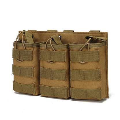 Tactical Vest Molle Accessories Bag AK M4 Open Top Molle Pouch Long Gun Single / Double /triple Magazine Pouch
