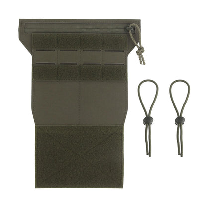 Tactic Chest Armor Management Panel Reusable Hunting Vest Panels Multi-Layer for Diary Card Battery Utility Storage Pouches