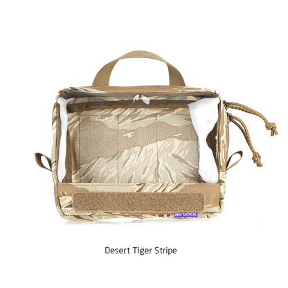 PEW TACTICAL Multiple Transparent and Visible Storage Bag Accessory Pouch Tactical Backpack Built-In Sundry Bag