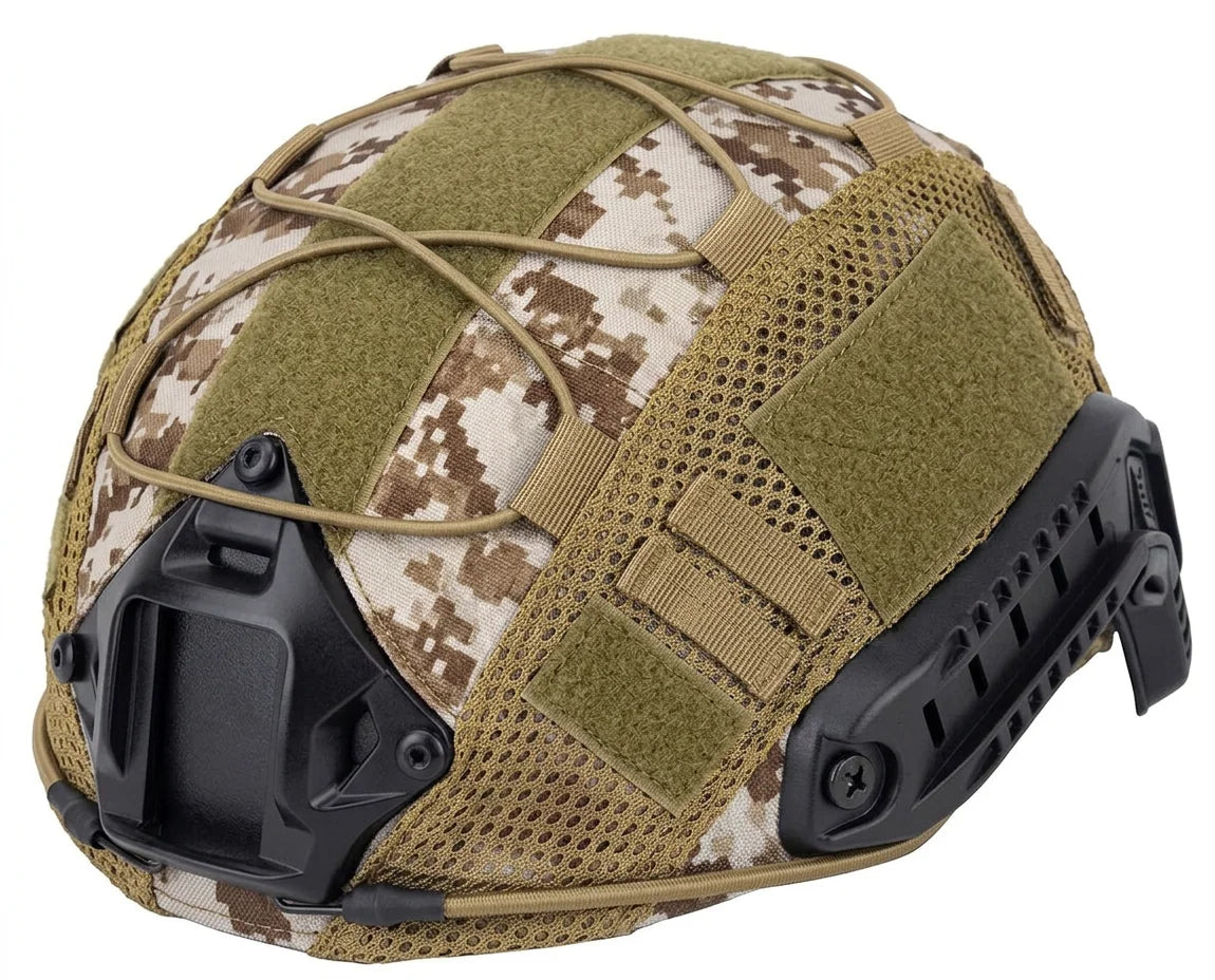 OPHIDANTC Tactical FAST Helmet Cover, 500D Nylon Durable Protective Gear for Hunting, Airsoft & Military