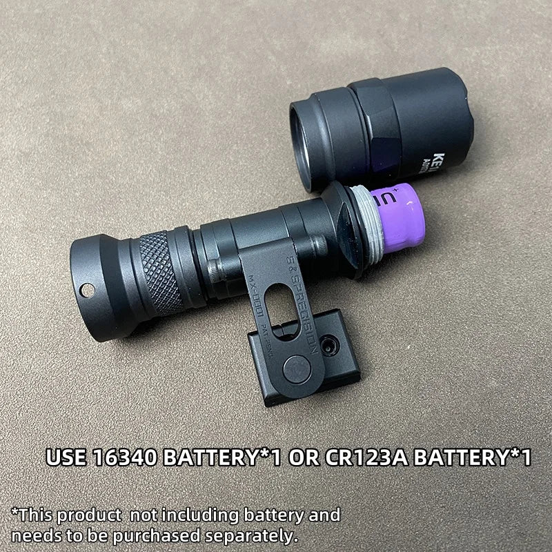 SOTAC Tactical SS MAX Helmet Light Mount with M300V M300B SF Flashlight for Helmet Rail