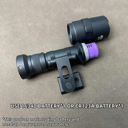 SOTAC Tactical SS MAX Helmet Light Mount with M300V M300B SF Flashlight for Helmet Rail