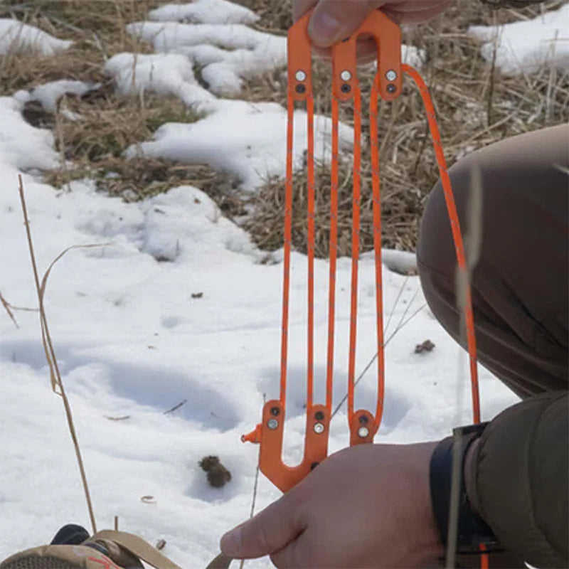1 set of plastic outdoor tools with labor-saving pulley system equipment