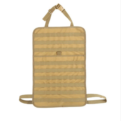 Molle Tactical Car Seat Cushion Universal Four Seasons Storage Bag Hanging Bags Car Stowing Tidying Pocket Interior Accessories