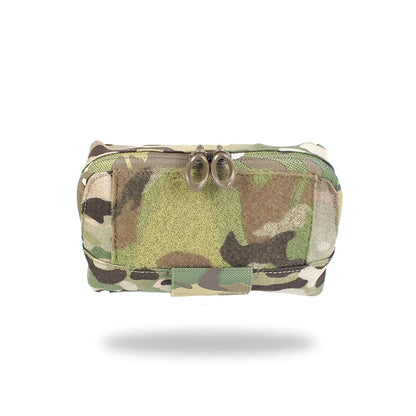 Tactical Admin Pouch Olive Green MOLLE AIRSOFT Functional Chest Lightweight EDC Utility Pouch Multi-Function Belt-Pouch