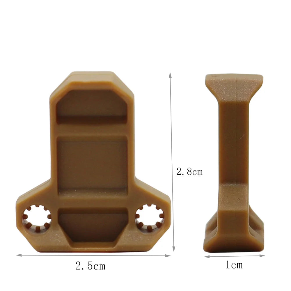 Tactical Vest SS Magazine Bag Anti Slip Rubber "T" Type Quick Mag Pull Tab Bag Elastic Rope Safety Buckle