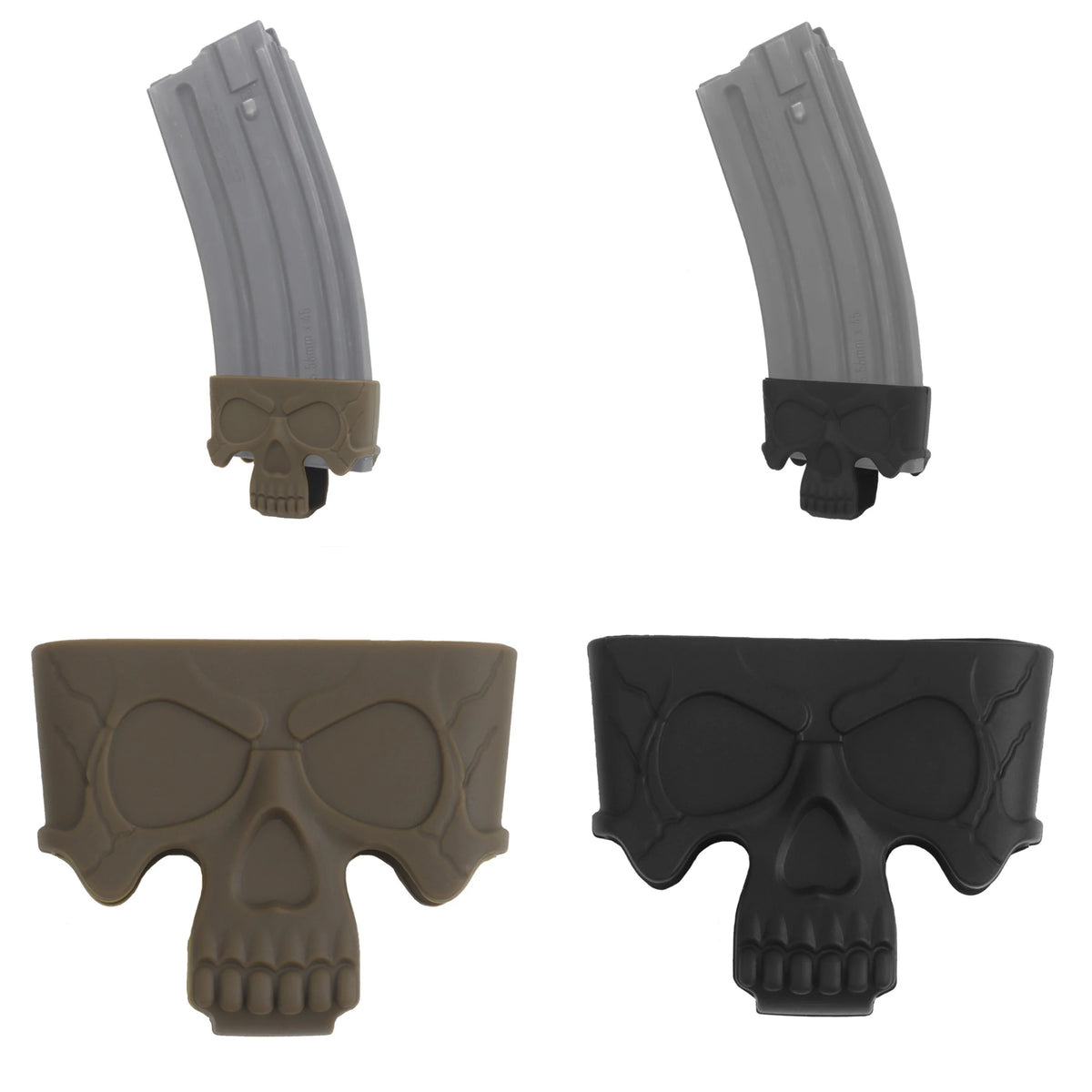 Tactical 5.56 Fast Magazine Rubber Holster Anti-Slip Grip Mag Pull Assist Cage Loops For M4 M16 AR15 Paintball Gun Accessories