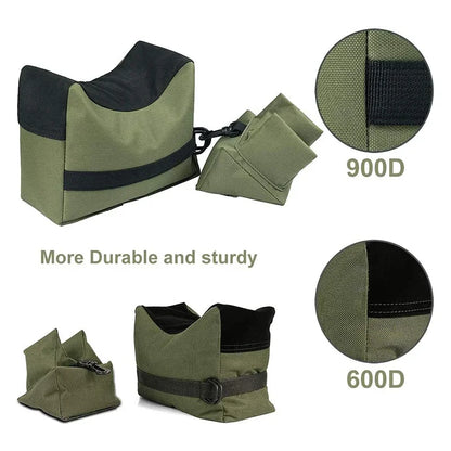 Outdoor lying ground support, fixed chin support, school sight clip, fixed bag, sandbag, hunting support bag
