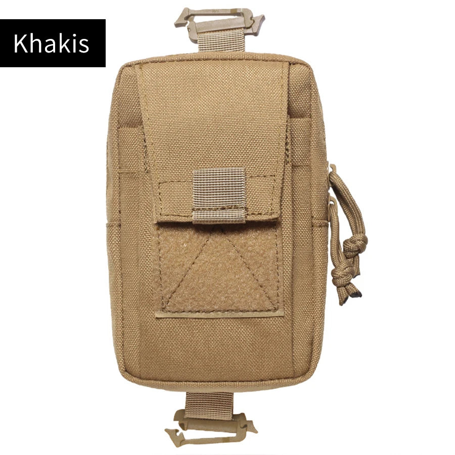 Outdoor Sport  Molle  Multifunctional Mobile Phone Pouch Holder Case Camping Hunting  Tactical Backpack