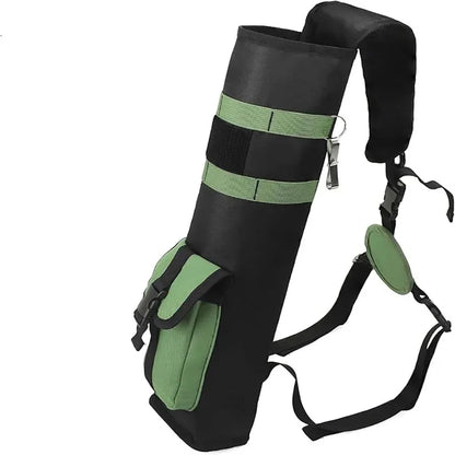 Archery Quiver for There-point Formula, Multifunctional Archery Quiver with Adjustable Strap and Pockets , Tactical Arrow Holder