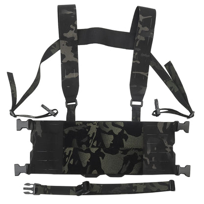 Ferro Style Tactical Chesty Rig Wide Harness Lightweight MOLLE Hunting Vest FCPC V5 Quick Conversion Shooting Airsoft Chest Rig