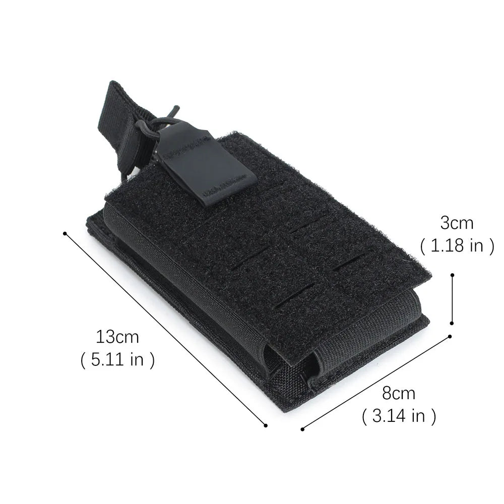 5.56 Magazine Pouch Tactical Molle Mag Pouch Rifle Pistol Magazine Holder Storage Bag Hunting Elastic Pack for Airsoft Vest