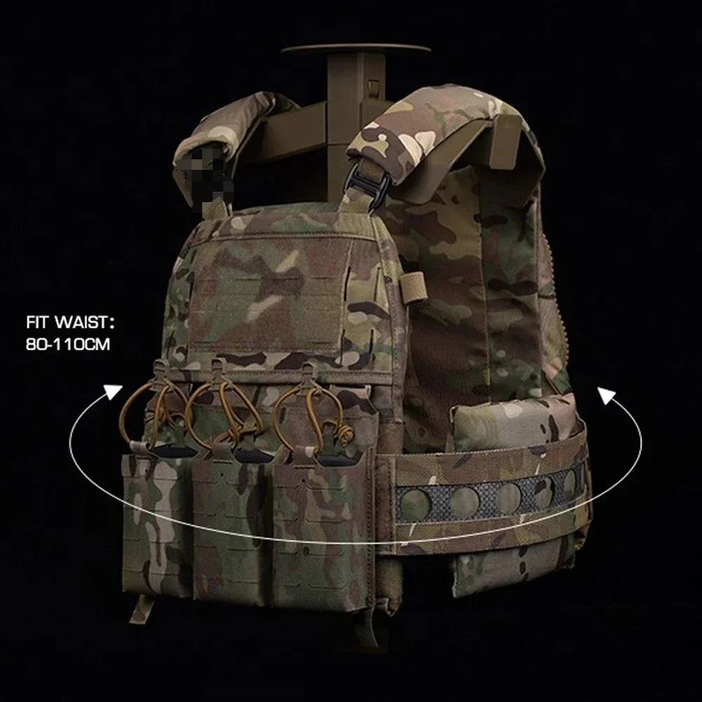 Tactical Vest Ferro FCPC V5 Plate Carrier MOLLE Hunting Vest Back Panel Supplement Pouch Airsoft Shooting Body Armor
