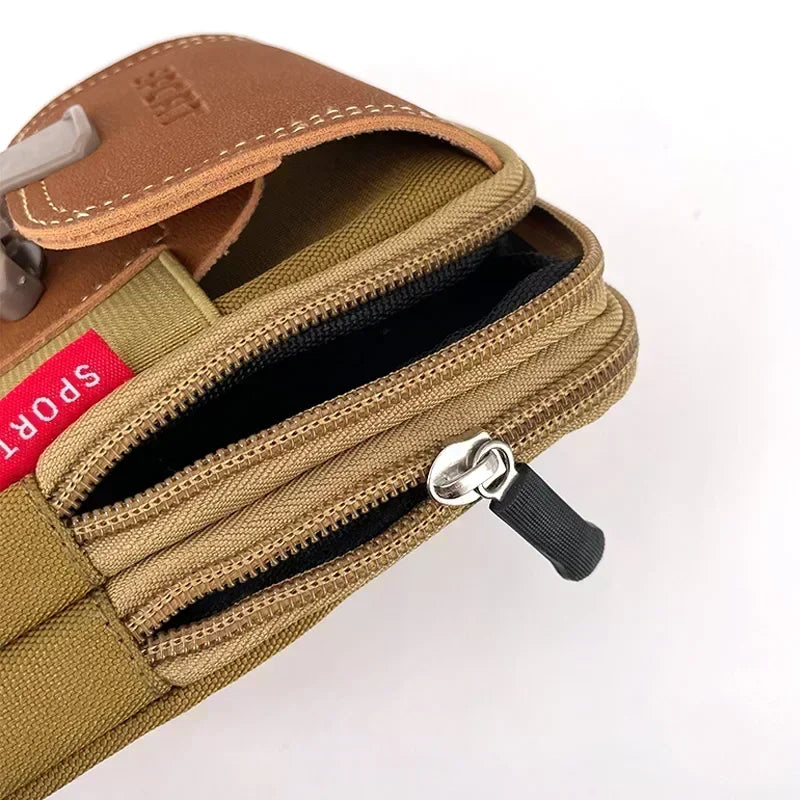 Molle Tactical Pouch Belt Waist Pack Men Small Pocket Survival Tool Bag for Running Travel Camping Hunting Airsoft