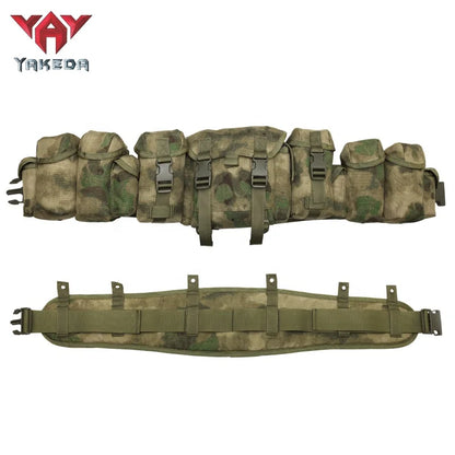 YAKEDA 1000D nylon Green Camouflage Harness Vest Tactical Chest Rig