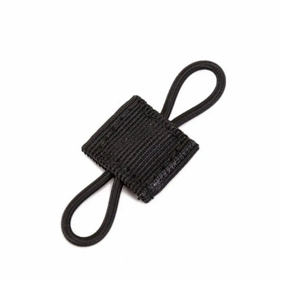 10PCS Black Outdoor Nylon Fastener Tactical Binding Retainer Elastic Molle Ribbon Buckle for Backpack Equipment Accessories