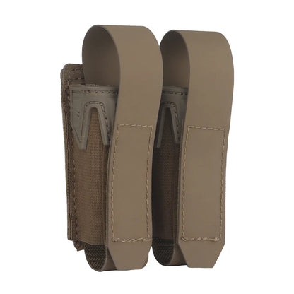 MOLLE Quick Release Waist Belt Accessories 9mm Dual Magazine Pouch for Hunting Vest