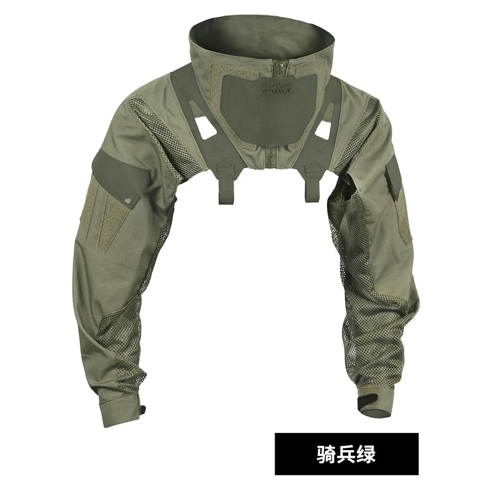 Tactical Combat Uniform Long Sleeve Clothing Hunting Accessories  Breathable Comfortable Compatible Tactical Chest Rig