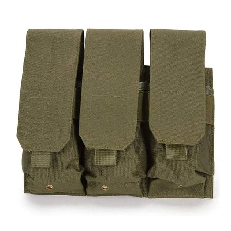 M4 5.6 7.62 Triple Magazine Pouch Single Double Magazine Bag for M6 AR M4 AR15 Rifle Pistol Mag Pouch Molle Bag Vest Accessory