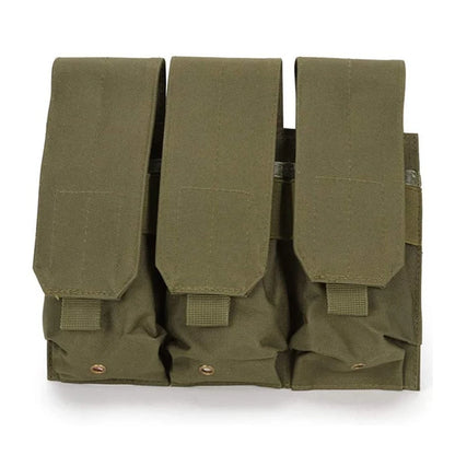 M4 5.6 7.62 Triple Magazine Pouch Single Double Magazine Bag for M6 AR M4 AR15 Rifle Pistol Mag Pouch Molle Bag Vest Accessory