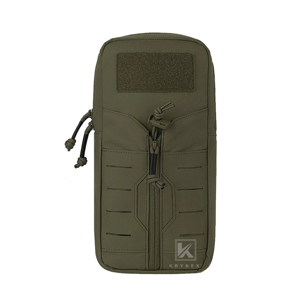 KRYDEX 500D Tactical 1L Hydration Pack MOLLE Pouch 34oz TPU Water Bladder Bag Outdoor Hiking Camping Hunting Accessories
