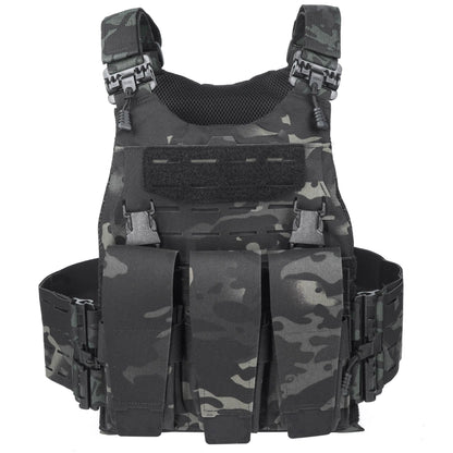 DMGear Tactical Vest Airsoft Hunting Training  Combat Outdoor Quick Release Cs Plate Carrier Armor Gear Equipment Molle