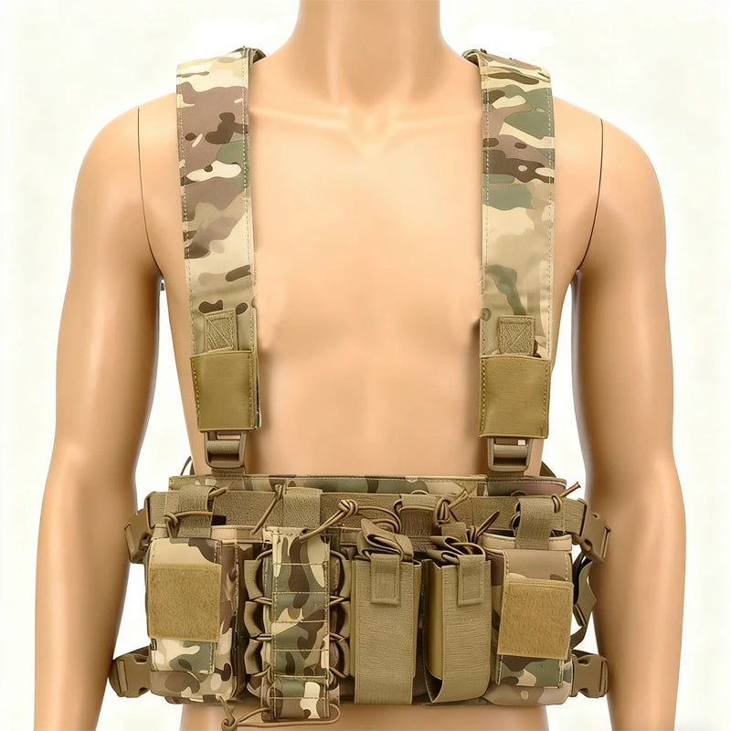 &AR15 M4 M16 AK47 HK416 D3 Tactical Vest CS Wargame Body Vest Outdoor Chest Rig Vest For Airsoft Hunting Sport