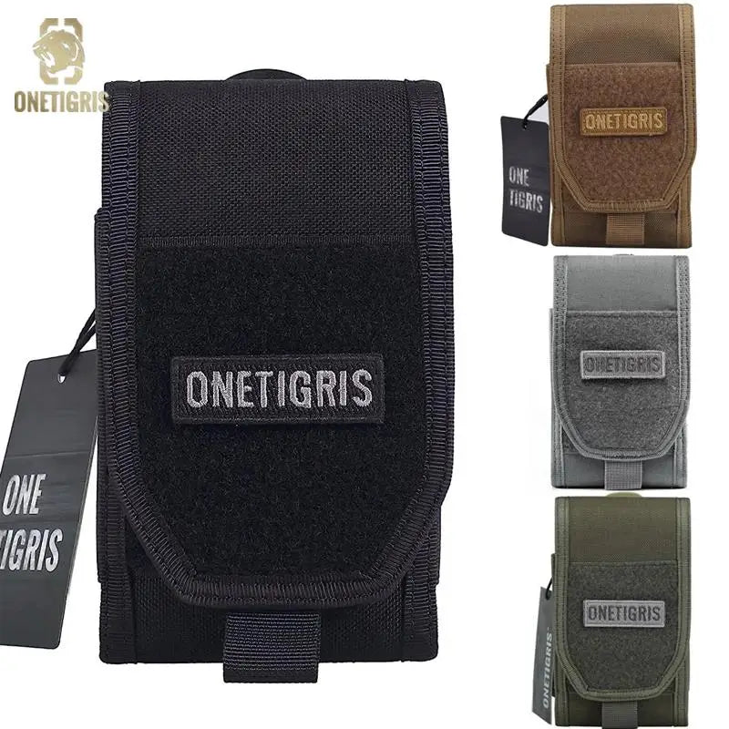 OneTigris MOLLE Tactical Hunting EDC Waist Bag Smartphone Holder Pouch for iPhone6s SE iPhone 14 13 12 11 8 7 6 Pro Max XR