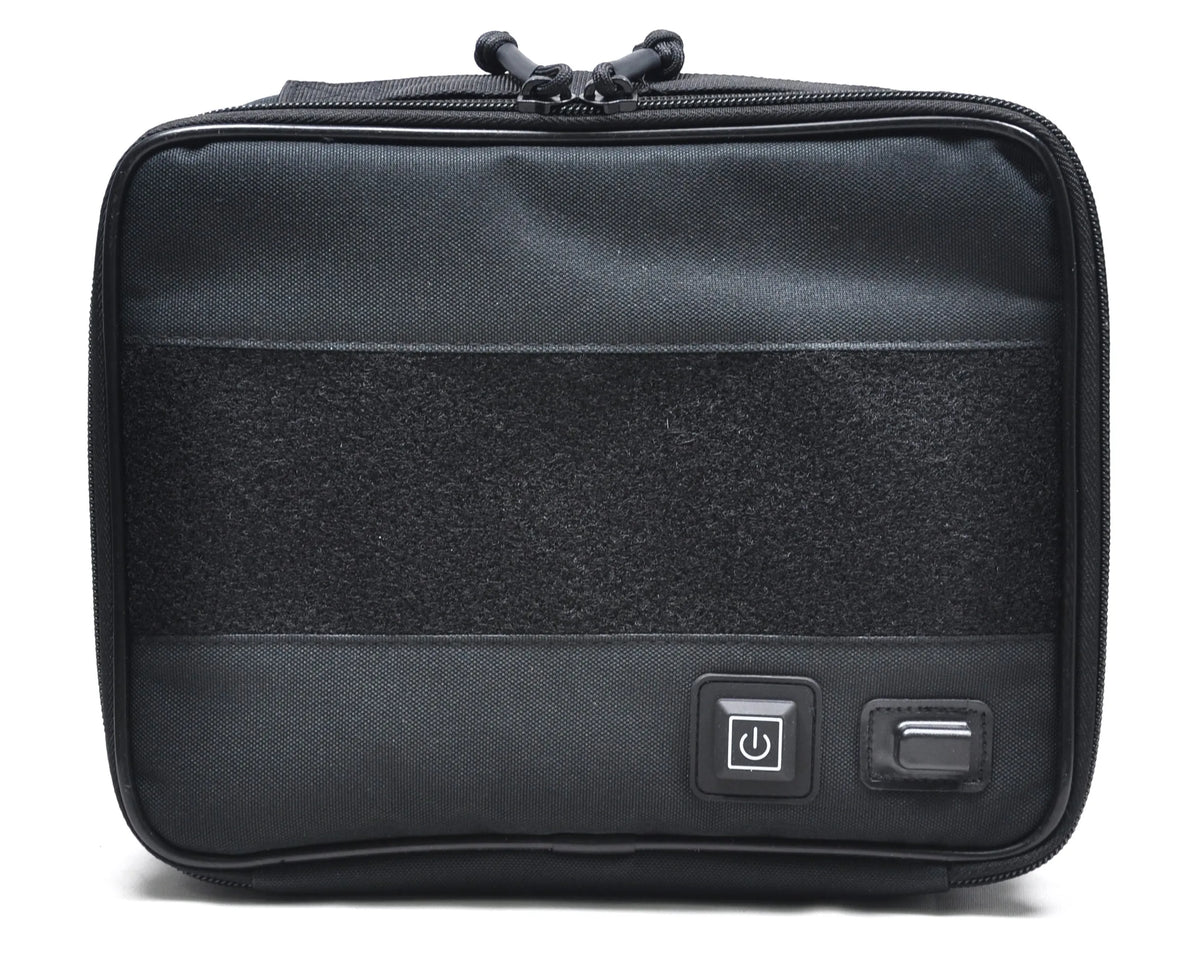 SOETAC Tactical Warmer Gun Bag Molle Nylon Handgun Bag Portable Pistol Case Soft Protective Storage Hunting Handbag Padded