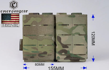 Emersongear LCS Rifle Magazine Pouch Triple FAST 9/ 5.56/7.62mm Open Quick Release Mag Nylon Holster  Accessories