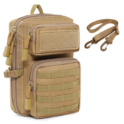 Tactical Molle Utility Pouch Outdoor Hiking Travelling Sling Backpack EDC Tool Pouch Medical Waist Packs Hunting Shoulder Bag
