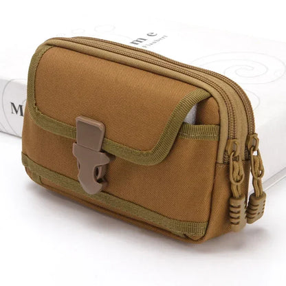 6.5-Inch Nylon Tactical Molle Bag Waistband Waist Bag Pocket Outdoor Phone Bag Waterproof Molle  Equipamiento
