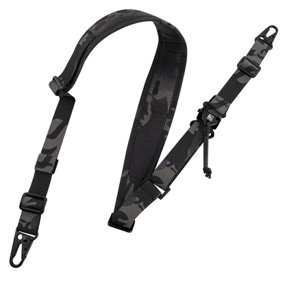 KRYDEX Tactical Modular Sling 2 or 1 Point Shoulder Strap 2.25'' Padded Quick Pull R-ifle Slingster Belt Hunting Accessories