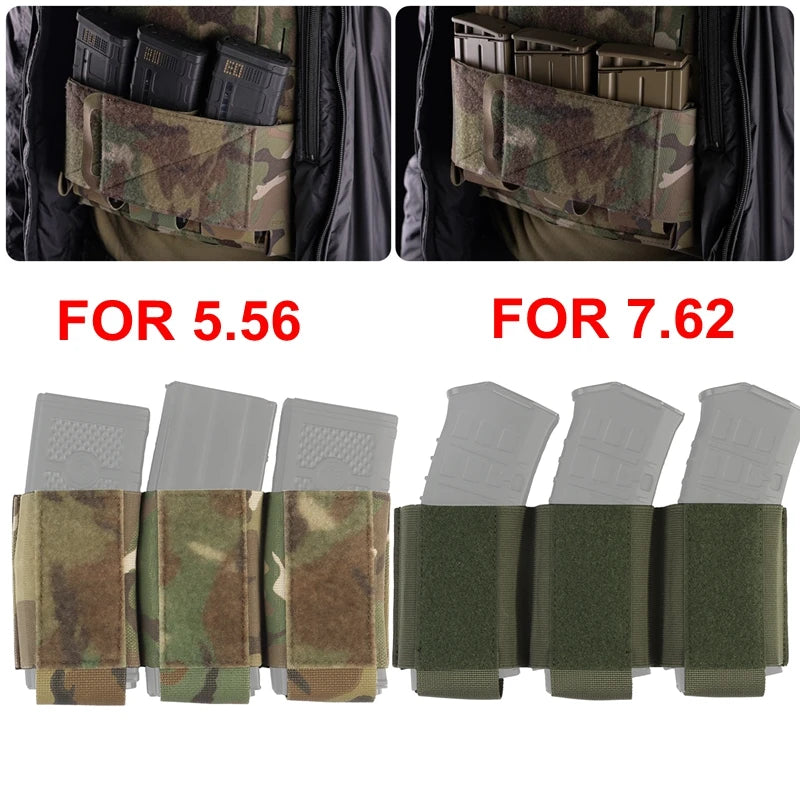 Hunting Triple Magazine Pouch 5.56 7.62 Single Double Triple Magazine Bag for AK47 AR15 Tactical Vest Rig Holster for Shooting