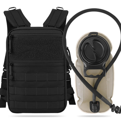 KRYDEX Tactical Hydration Pack 1.5L 50oz Water Bladder Carrier MOLLE for Vest Hydro Backpack Outdoor Travel Camping Accessories
