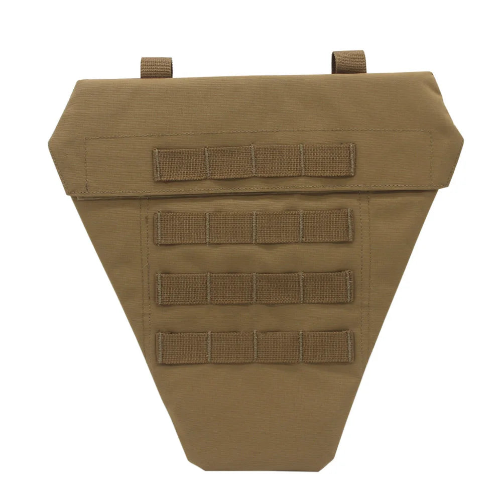 Tactical Vest Crotch Protection Bag Hunting Airsoft Vest Lower Abdomen Platform Pouch Molle LAP Panel Storage Bag