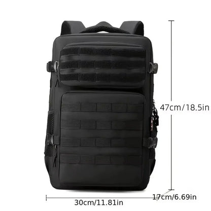 Tactical Backpacks Men's Camouflage Backpack, Hiking And Camping Backpack, LargeCapacity Multi-layer Outdoor Sports Backpack