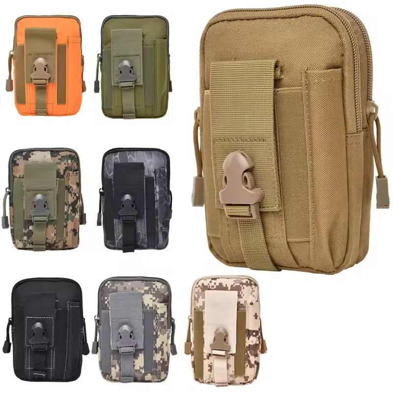 2026 Molle Pouch Belt Waist Pack Men Small Pocket Survival Tool Bag for Running Travel Camping Hunting Airsoft
