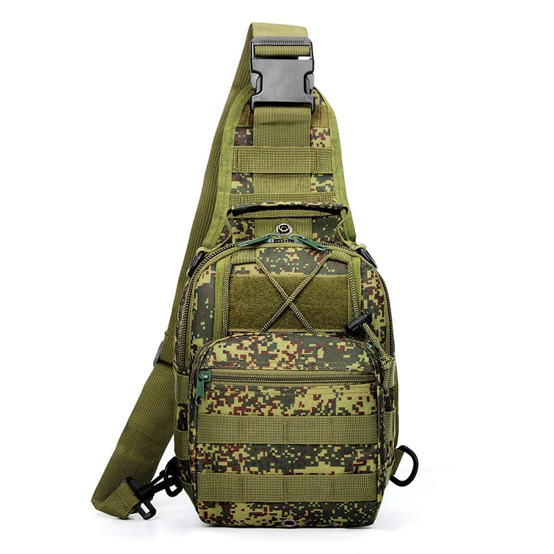 Versatile Tactical Sling Backpack Crossbody Bag Waterproof Small Chest Bag Men Outdoor Sports Cycling Hiking Handbag