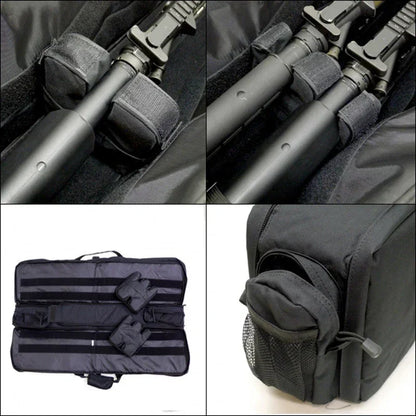 M249 Tactical Hunting Rifle Gun Bag Heavy Duty Gun Carry Bag 1000D Oxford Paintball Airsoft Air Gun Case With Shoulder Strap