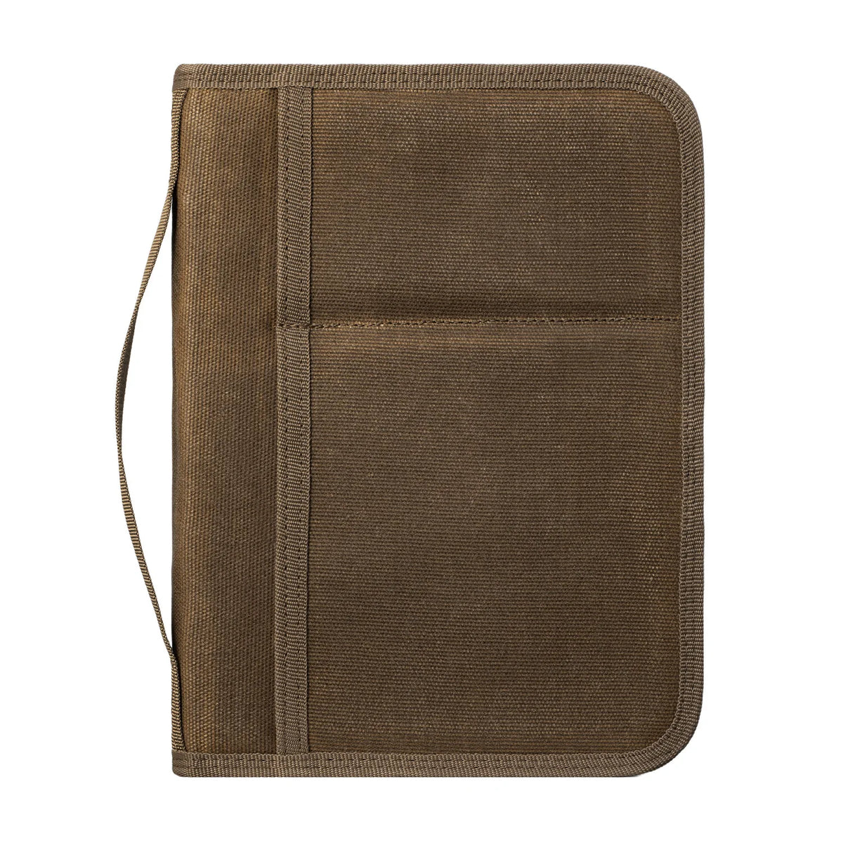 Tactical A5 Notebook Cover Oil Wax Canvas Organizer, Outdoor Journal Sleeve With Handle, EDC Writing Pad Protective Case
