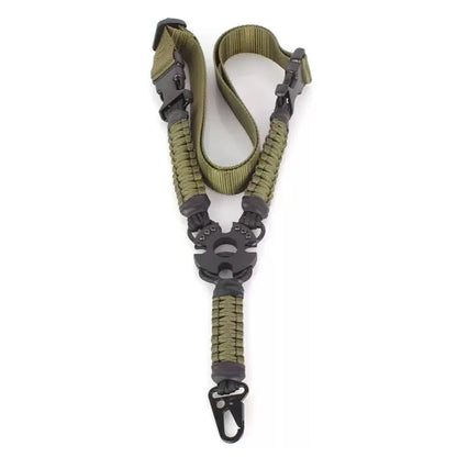 Nylon Webbing Multiuse Durable Rifles Sling Tactic Single Point Gun Shoulder Strap Quickly Adjust Length