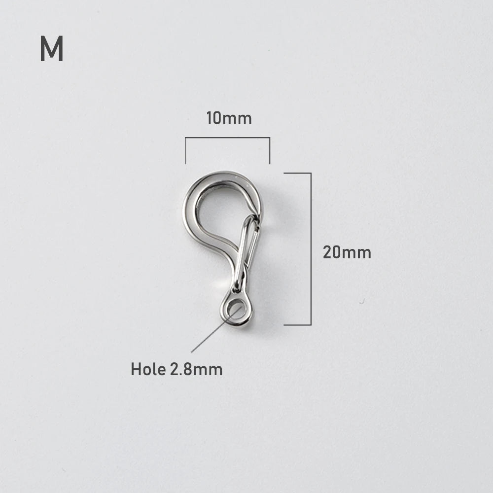 Small Size Key Chain Buckle Outdoor EDC Tool Keyring Accessories Titanium Alloy